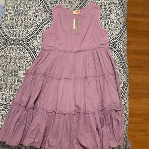 Tiered Lavender Dress